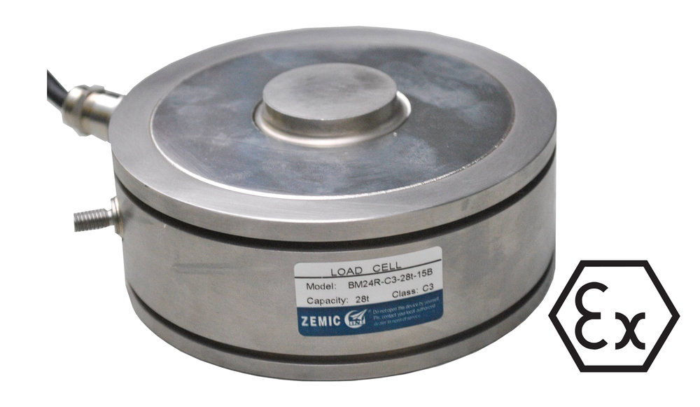 ZEMIC’s high capacity BM24R ring torsion load cell awarded ATEX and IECEx approvals